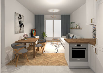 Projekt Mieszkania 40 m2 pakiet Basic